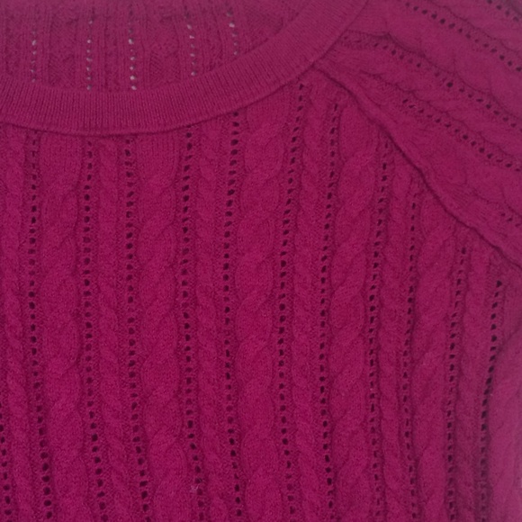 Rich Plum/Magenta pullover sweater - Picture 2 of 5